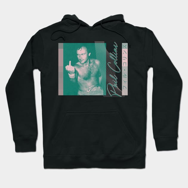 Phil Collins is cooler than you /\ Retro Aesthetic Design Hoodie by unknown_pleasures